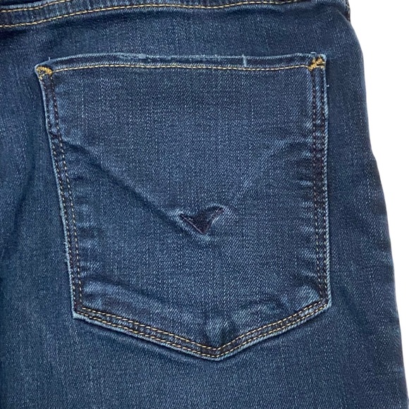 HUDSON Jeans Barbara Super Skinny Denim High Rise Dark Blue Wash Size 27 - Picture 8 of 11